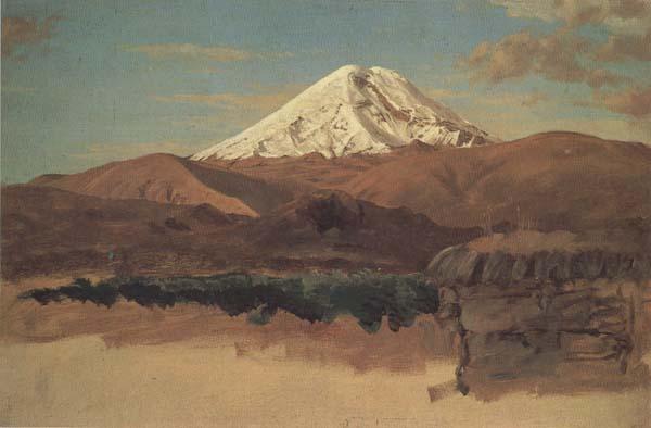 Frederic E.Church Mount Chimborazo,Ecuador Germany oil painting art